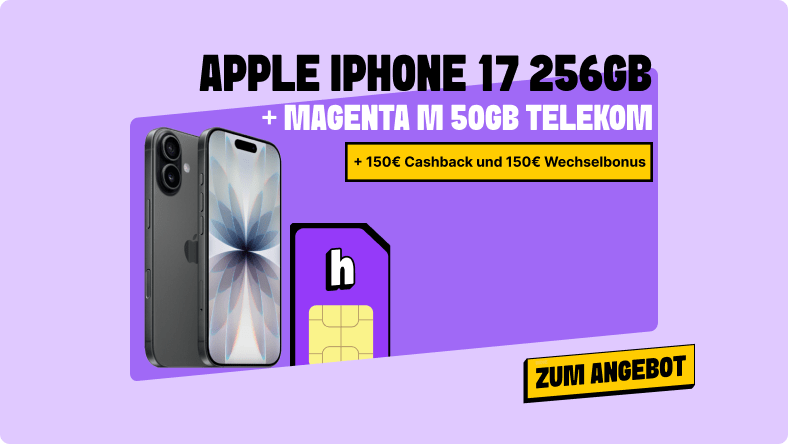 Apple iPhone 17 jetzt zum Aktionspreis