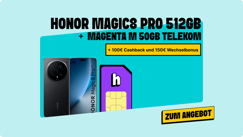 Honor Magic8 Pro 512GB jetzt zum Aktionspreis