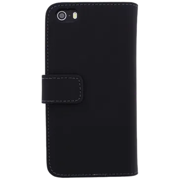 Mobilize Slim Wallet Book Case Apple iPhone 5/5S/SE Schwarz