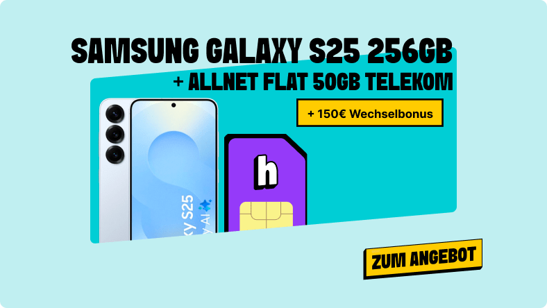 Galaxy S25 jetzt zum Aktionspreis