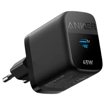 Anker 313 USB-C Schnellladegerät 45W Schwarz