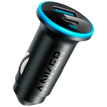 Anker 323 Dual USB USB-C Auto-Ladegerät 52W Schwarz