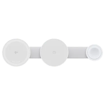 Anker MagGo 3-In-1 Klappbar Kabelloses Schnellladegerät Weiß