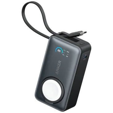 Anker MagGo Schnellladegerät Powerbank 10.000mAh Schwarz Apple Watch