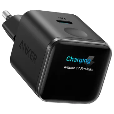 Anker Nano USB-C Schnellladegerät 45W mit Display Schwarz