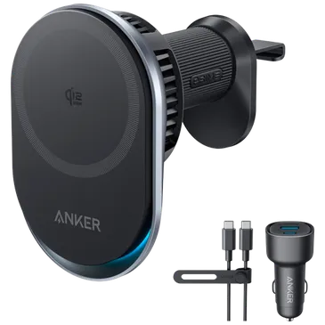 Anker Prime Kabellos Auto-Ladegerät 25W Schwarz