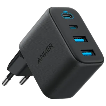 Anker Zolo Dual USB-A + Dual USB-C Schnellladegerät 50W Schwarz