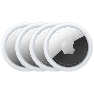 Apple AirTag (2. generation) Weiß 4-Pack