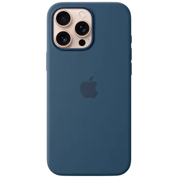 Apple Silikon Back Cover Dunkelblau MagSafe Apple iPhone 16 Pro Max