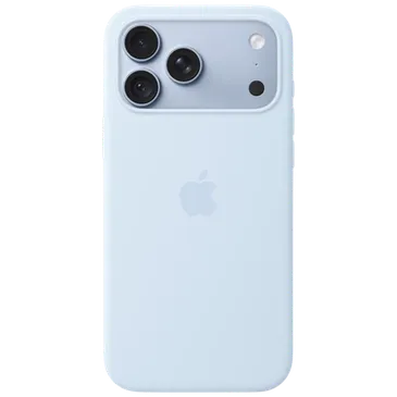 Apple Silikon Back Cover Hellblau MagSafe Apple iPhone 18 Pro Max