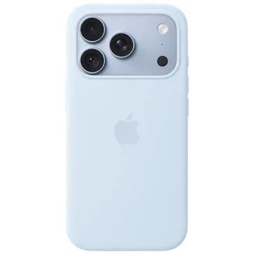 Apple Silikon Back Cover Hellblau MagSafe Apple iPhone 18 Pro
