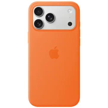 Apple Silikon Back Cover Orange MagSafe Apple iPhone 17 Pro Max