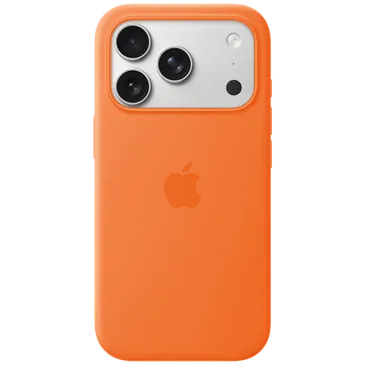 Apple Silikon Back Cover Orange MagSafe Apple iPhone 17 Pro