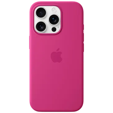 Apple Silikon Back Cover Rosa MagSafe Apple iPhone 16 Pro