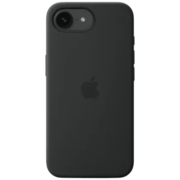 Apple Silikon Back Cover Schwarz Apple iPhone 16e