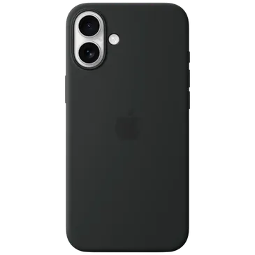 Apple Silikon Back Cover Schwarz MagSafe Apple iPhone 16 Plus
