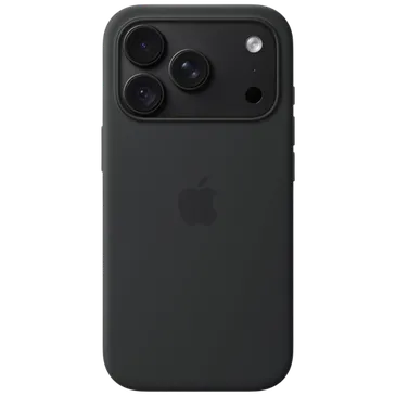 Apple Silikon Back Cover Schwarz MagSafe Apple iPhone 18 Pro
