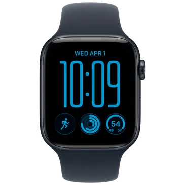 Apple Watch SE 3 2026 40mm Dunkelblau (Dunkelblaues Gummi Armband S/M)