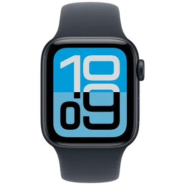 Apple Watch SE 3 40mm 5G Dunkelblau (Dunkelblaues Gummi Armband S/M)