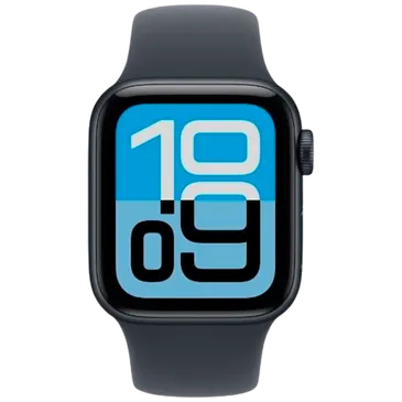 Apple Watch SE 3 40mm Dunkelblau (Dunkelblaues Gummi Armband S/M)