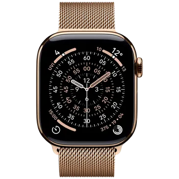 Apple Watch Series 11 42mm 5G Gold Titanium (Goldenes Milanaiseband)
