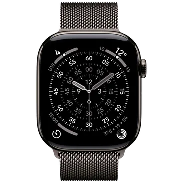 Apple Watch Series 11 46mm 5G Schiefer Titan (Graues Milanaiseband S/M)