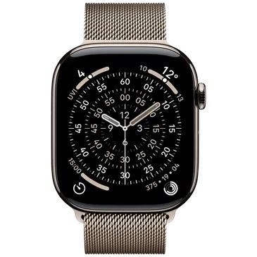 Apple Watch Series 11 46mm 5G Naturel Titanium (Naturel Milanese Armband M/L)