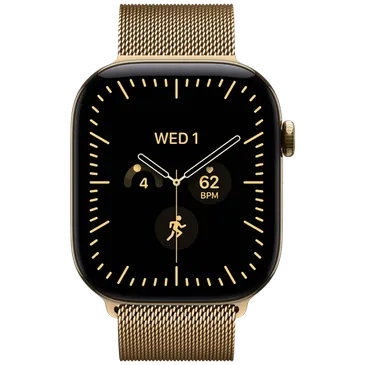 Apple Watch Series 12 46mm 5G Gold Titanium (Goldenes Milanaiseband M/L)