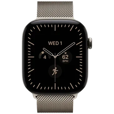 Apple Watch Series 12 46mm 5G Naturel Titanium (Naturel Milanese Armband M/L)