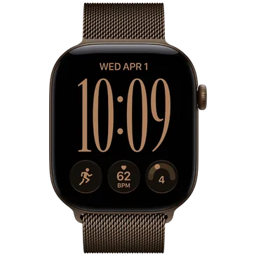 Apple Watch Series 12 46mm Bronze (Bronzen Milanese Armband S/M)
