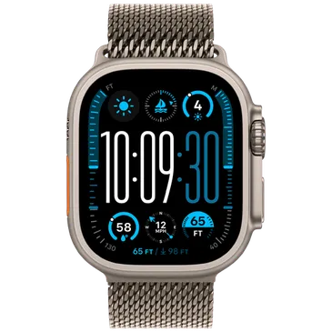 Apple Watch Ultra 2 Titanium (Graues Metallband M)