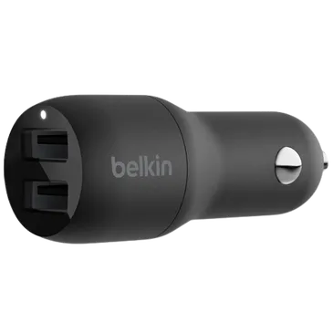 Belkin Boost Charge Dual USB Auto-Schnellladegerät 12W Schwarz