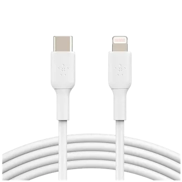 Belkin Boost Charge Lightning - USB-C Kabel 1 Meter Weiß