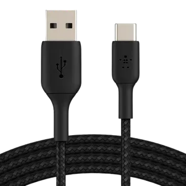 Belkin Boost Charge USB-C Geflochtenes Kabel 1 Meters Schwarz