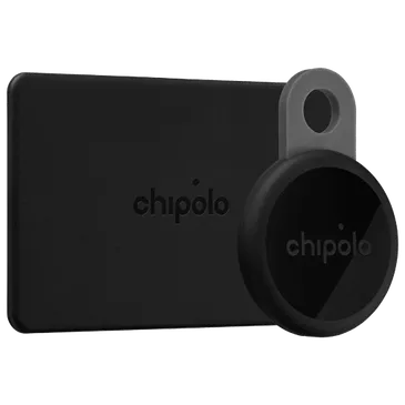 Chipolo LOOP + CARD Schwarz 2-Pack