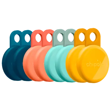 Chipolo LOOP Orange/Blau/Gelb/Minze 8-Pack