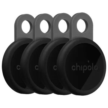 Chipolo LOOP Schwarz 4-Pack