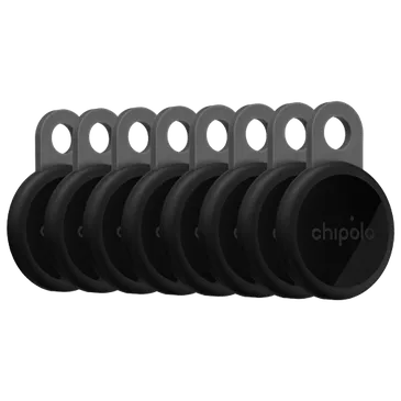 Chipolo LOOP Schwarz 8-Pack