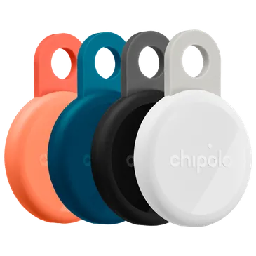 Chipolo LOOP Schwarz/Weiß/Blau/Orange 4-Pack