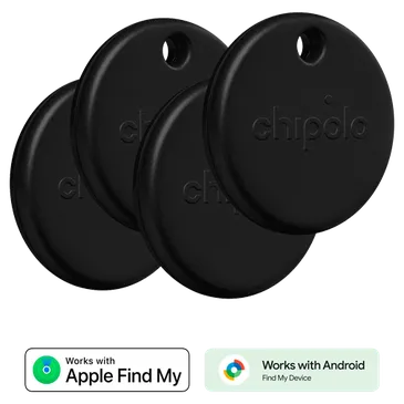 Chipolo POP Schwarz - 4-Pack