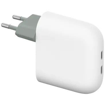 Google Flex 67W Dual USB-C Schnellladegerät Weiß