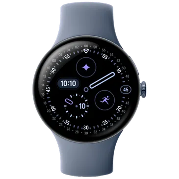 Google Pixel Watch 4 45mm Grau (Graues Armband)