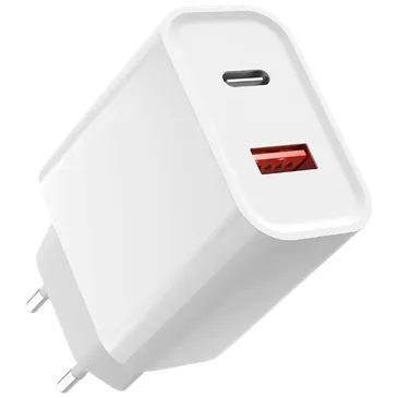 Grab 'N Go USB USB-C Schnellladegerät 20W Weiß