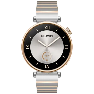 Huawei Watch GT 4 41mm Gold (Zilveren Schakelband)