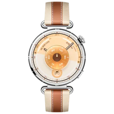 Huawei Watch GT 6 41mm Silber (Braunes Armband)