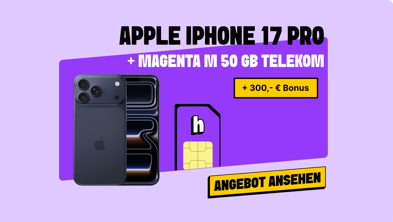 Apple iPhone 17 Pro jetzt zum Aktionspreis
