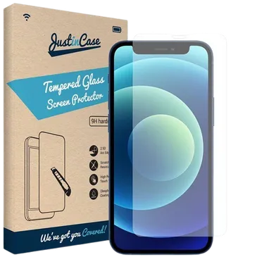 Just in Case Gehärtetes Glas Clear Displayschutzfolie Apple iPhone 12 Mini