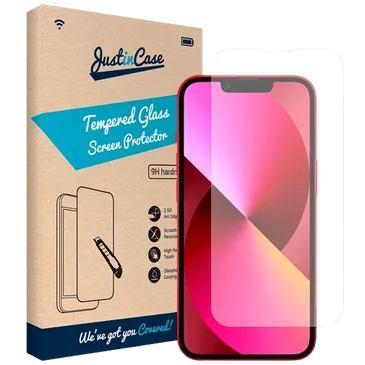 Just in Case Gehärtetes Glas Clear Displayschutzfolie Apple iPhone 13/13 Pro