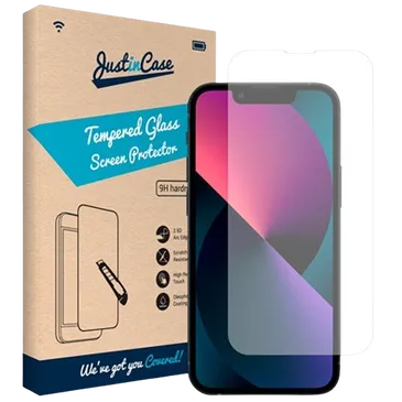 Just in Case Gehaertetes Glas Clear Screenprotector Apple iPhone 13 Mini