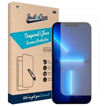 Just in Case Gehärtetes Glas Clear Displayschutzfolie Apple iPhone 13 Pro Max